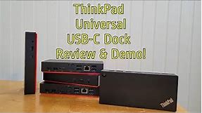 Lenovo Universal USB-C Dock Review and Demonstration