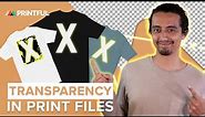 Transparent designs and DTG printing: what you need to know | Printful 2023