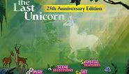 The Last Unicorn 2007 DVD menu walkthrough