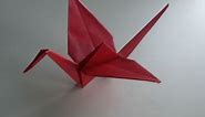 Origami-Anleitung: Kranich