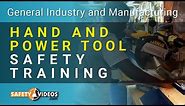 Hand and Power Tool Safety Training from SafetyVideos.com