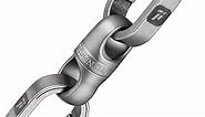 FEGVE Swivel Key Chain Rings Heavy Duty with 2 Mini Quick Release Keychain Rings, Small Carabiner Key Holder Split Keyring for Connecting Home Keys