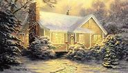 The Christmas Cottage by Thomas Kinkade