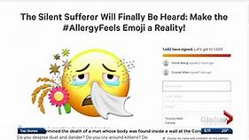 Group pushes for approval of allergy Emoji