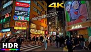 Kanagawa Japan - Kawasaki City Night Walk【4K HDR】