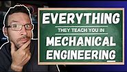 Everything You’ll Learn in Mechanical Engineering
