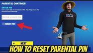 How To Reset Parental Pin Fortnite (Forgot PIN Cabined Account)