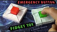 Origami Button ⏹ Emergency Button 🟥 Fidget Toy