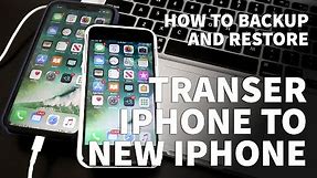 Transfer iPhone to new iPhone – iPhone Restore with iTunes - Backup iPhone to New iPhone iTunes