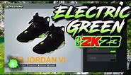 HOW TO MAKE Air Jordan 6 “Electric Green” In NBA 2K23