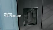 Samsung 22 cu. ft. 3-Door French Door Smart Refrigerator with Water Dispenser in Fingerprint Resistant Stainless Steel RF22A4221SR