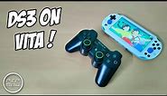 How to connect PS3 controller to Vita
