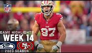 Seattle Seahawks vs. San Francisco 49ers Game Highlights | NFL 2023 Week 14
