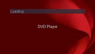 Sony DVD Player Red Background