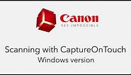 Canon's CaptureOnTouch Software for Windows