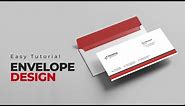 Envelope Design in Illustrator Tutorial | How to Make envelope layout | Create Envelope | #MH