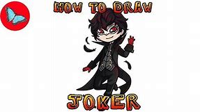 How To Draw Joker From Persona 5 | Drawing Animals