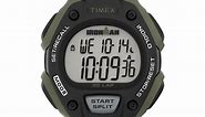 TIMEX Men's IRONMAN Classic 30 Black/Green 38mm Sport Watch, Resin Strap