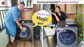 My New Samsung AI Ecobubble™ Washer and Dryer Combo / Amazing features you have ever seen