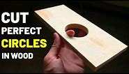 How To Cut PERFECTLY CIRCULAR HOLES! (Hole Saw Bit/Circle Bit--Cut Circles in Wood, Drywall, PVC!)