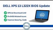 Dell XPS 13 L322X - BIOS Update, Improve Security
