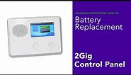 How to Replace the Battery in a 2GIG Go Control Security Panel