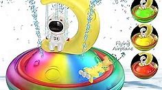 Baby Bath Toys for Toddlers, CRIOLPO Spray Water Toy Rotation Baby Light up Bath Toys, Automatic Induction Sprinkler Shower Toys with LED, Bathtub Pool Bath Toys Gift for 1 2 3 4 5 Year Old Boys Girls