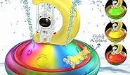 Baby Bath Toys for Toddlers, CRIOLPO Spray Water Toy Rotation Baby Light up Bath Toys, Automatic Induction Sprinkler Shower Toys with LED, Bathtub Pool Bath Toys Gift for 1 2 3 4 5 Year Old Boys Girls