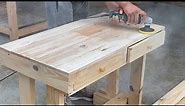 Amazing Ideas For Wood Pallet Recycling | How To Build A Student Desk From Wooden Pallets.