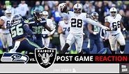 WOW! Raiders vs. Seahawks Post-Game, Josh Jacobs Highlights & Josh McDaniels Analysis | NFL Week 12