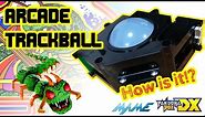 FULL SIZED 3" INCH Arcade Trackball Review - Pandora Box DX / EmuELEC
