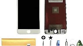 Replacement Screen LCD Display Digitizer Assembly Complete Full Set for iPhone 6s Plus 5.5 inch (White) Including Repair Tool Kit