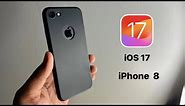 iPhone 8, 8+ on iOS 17 || How to install iOS 17 update on iPhone 8 Plus
