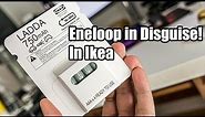Ikea LADDA Eneloop in Disguise! 750 mAh Rechargeable Battery HR03 AAA Review Capacity Test