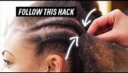 How To Cornrow Braid To Scalp FOR BEGINNERS