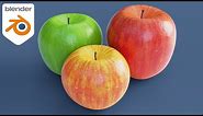 Realistic Apples 🍎 (Blender Tutorial)