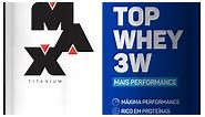 Top Whey 3W Mais Performance 900 gramas - Suplementos : Comprar suplementos é na Max Titanium