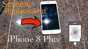 iPhone 8 Plus Screen Replacement CHEAP FIX at Home DIY (LESS THAN $30!!)