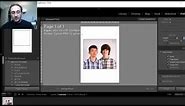 Printing an 11x14 print on 13x19 paper within Lightroom.