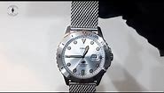 Fossil Blue Three Hand Date Stainless Steel Mess Watch FS5948 | UNBOXING