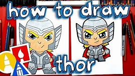 How To Draw Cartoon Thor