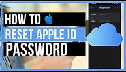 How To Reset Your Apple ID Password - iCloud Password