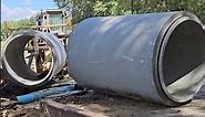 Major Cross-Drain Operation: Replacing 36-Inch Metal Pipes with 54-Inch Concrete Ones #construction