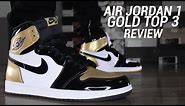 AIR JORDAN 1 GOLD TOP 3 REVIEW