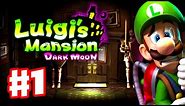 Luigi's Mansion Dark Moon - Gameplay Walkthrough Part 1 - A-1 Poltergust 5000 (Nintendo 3DS)
