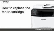 How to replace the toner cartridge