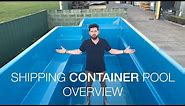 Shipping Container Pool Overview