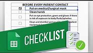 How to Make a Checklist in Google Sheets | Add a Checkbox | Create a To-Do [Task] List