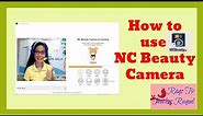 How to use NC Beauty Camera |Native Camp | Teacher Raquel Tv | Ep.29