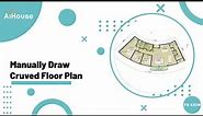 [Technical FAQ] How to manually draw curved floor plan? | AiHouse